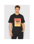 Vans Tricou Classic Print Box VN0A5E7Y Negru Classic Fit - Pled.ro