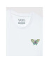 Vans Tricou Fly Butter Crew VN0A5LEN Alb Regular Fit - Pled.ro