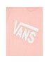 Vans Tricou Flying V Crew VN0A53P2 Roz Regular Fit - Pled.ro