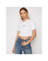 Vans Tricou Flying V Crop Cre VN0A54QU Alb Cropped Fit - Pled.ro