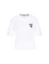 Vans Tricou Occasion VN0A54VE Alb Regular Fit - Pled.ro