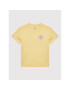 Vans Tricou Radically Happy Crew VN0A7YVK Galben Regular Fit - Pled.ro