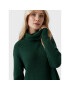 Vero Moda Bluză cu gât Holly 10268920 Verde Relaxed Fit - Pled.ro