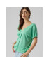 Vero Moda Bluză Flia 10288373 Verde Wide Fit - Pled.ro