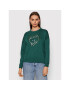 Vero Moda Bluză Heart 10262914 Verde Regular Fit - Pled.ro