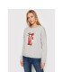 Vero Moda Bluză Reindeer 10262925 Gri Relaxed Fit - Pled.ro