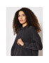 Vero Moda cămașă de blugi Flora 10258235 Negru Oversize - Pled.ro