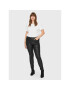 Vero Moda Curve Pantaloni din imitație de piele Seven 10223326 Negru Slim Fit - Pled.ro