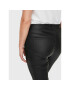 Vero Moda Curve Pantaloni din imitație de piele Seven 10223326 Negru Slim Fit - Pled.ro