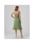 Vero Moda Fustă midi Sara 10282448 Verde Regular Fit - Pled.ro