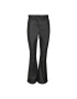 Vero Moda Pantaloni din imitație de piele 10300232 Negru Flared Fit - Pled.ro