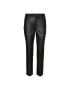 Vero Moda Pantaloni din imitație de piele Brenda 10268460 Negru Straight Fit - Pled.ro