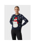 Vero Moda Pulover Snowman 10272448 Bleumarin Regular Fit - Pled.ro