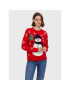 Vero Moda Pulover Snowman 10272448 Roșu Regular Fit - Pled.ro