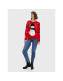 Vero Moda Pulover Snowman 10272448 Roșu Regular Fit - Pled.ro