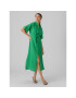 Vero Moda Rochie tip cămașă Natali 10283129 Verde Regular Fit - Pled.ro