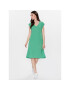 Vero Moda Rochie de zi Marijune 10281918 Verde Relaxed Fit - Pled.ro