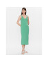 Vero Moda Rochie de zi Marijune 10281932 Verde Relaxed Fit - Pled.ro