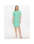 Vero Moda Rochie tip cămașă Frida 10288283 Verde Loose Fit - Pled.ro