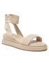 Vero Moda Sandale Vmlay Leather Sandal 10265513 Bej - Pled.ro