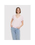 Vero Moda Tricou Ava 10231343 Roz Regular Fit - Pled.ro