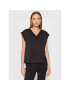 Vero Moda Tricou Silky 10257332 Negru Regular Fit - Pled.ro