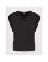 Vero Moda Tricou Silky 10257332 Negru Regular Fit - Pled.ro