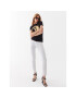 Versace Jeans Couture Blugi 74HAB5S0 Alb Regular Fit - Pled.ro