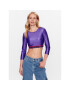 Versace Jeans Couture Bluză 74HAH218 Violet Regular Fit - Pled.ro