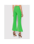 Versace Jeans Couture Pantaloni din material Flared 71HAA111 Verde Regular Fit - Pled.ro