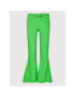 Versace Jeans Couture Pantaloni din material Flared 71HAA111 Verde Regular Fit - Pled.ro