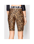 Versace Jeans Couture Pantaloni scurți sport Print Leopard 72HAC110 Maro Slim Fit - Pled.ro