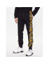 Versace Jeans Couture Pantaloni trening Contr Logo Baroque 74GAA3C0 Negru Regular Fit - Pled.ro