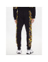 Versace Jeans Couture Pantaloni trening Contr Logo Baroque 74GAA3C0 Negru Regular Fit - Pled.ro