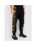 Versace Jeans Couture Pantaloni trening Contr Print Bjoux Baroque 71GAA3C0 Negru Regular Fit - Pled.ro