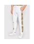 Versace Jeans Couture Pantaloni trening Logo Baroque 73GAA3C0 Alb Regular Fit - Pled.ro