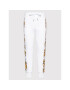 Versace Jeans Couture Pantaloni trening Logo Baroque 73GAA3C0 Alb Regular Fit - Pled.ro