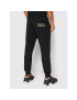 Versace Jeans Couture Pantaloni trening Logo Thick Foil 72GAAT01 Negru Regular Fit - Pled.ro