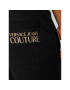 Versace Jeans Couture Pantaloni trening Logo Thick Foil 72GAAT01 Negru Regular Fit - Pled.ro