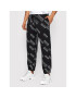 Versace Jeans Couture Pantaloni trening Print Logo 72GAA316 Negru Regular Fit - Pled.ro