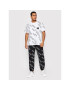 Versace Jeans Couture Pantaloni trening Print Logo 72GAA316 Negru Regular Fit - Pled.ro