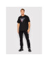 Versace Jeans Couture Tricou 73GAHF07 Negru Regular Fit - Pled.ro