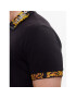 Versace Jeans Couture Tricou polo Baroque 74GAGT18 Negru Regular Fit - Pled.ro