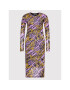 Versace Jeans Couture Versace Jeans Rochie de zi Brush 73HAO920 Violet Regular Fit - Pled.ro