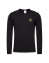 Versace Longsleeve Girocollo AUU01007 Negru Regular Fit - Pled.ro