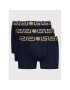 Versace Set 3 perechi de boxeri Greca AU10326 Bleumarin - Pled.ro