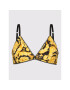 Versace Sutien Bralette Barocco Print 1000598 Galben - Pled.ro