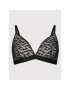 Versace Sutien Bralette Greca 1002121 Negru - Pled.ro