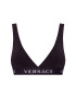 Versace Sutien Bralette Logo AUD04069 Negru - Pled.ro