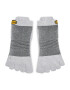 Vibram Fivefingers Set de 2 perechi de șosete medii unisex Athletic No Show S21N24P Gri - Pled.ro